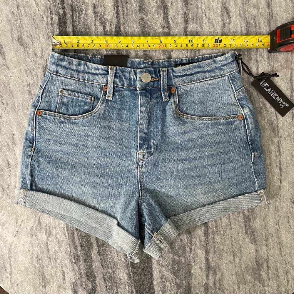 BLANK NYC Denim Mom Shorts “The Perry”